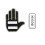 Funny Car Finger Light with Remote Road Rage Signs Middle Gesture Hand Lamp 4
