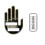 Funny Car Finger Light with Remote Road Rage Signs Middle Gesture Hand Lamp 1