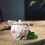 (Style B)Ceramic Tea Storage Jar Ginger Jar Glazed Versatile Small And Delicate for Tea, 4