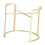 (Gold)Beverage Dispenser Stand Round Base 20cm Support Bracket Cold Water Jug Holder 4