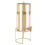 (Gold)Beverage Dispenser Stand Round Base 20cm Support Bracket Cold Water Jug Holder 3