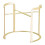 (Gold)Beverage Dispenser Stand Round Base 20cm Support Bracket Cold Water Jug Holder 1