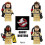 Lot de 4 figurines Ghostbusters, blocs de construction, jouets, figurines, jouets de collection pour 1