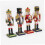 Christmas Nutcracker Decorations Walnut Wood Soldier Figures Compact Lightweight Home Office Desk Decor 4