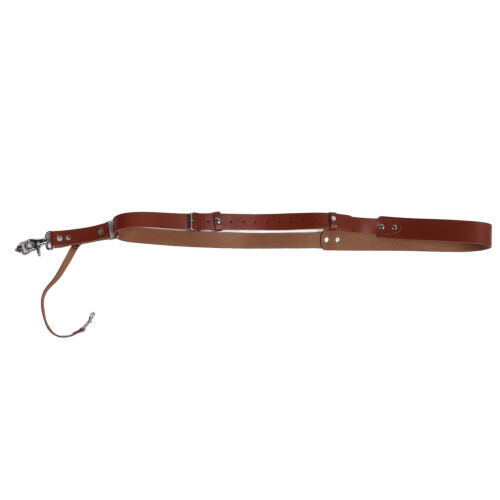 Vintage Brown Leather Camera Shoulder Strap Widened Adjustable 66-86cm 2