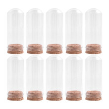 (30mmx70mm)10x Glass Display Domes Display Cases Accessories Decorative Jars Cloche Bell