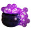 (L)Bubbling Cauldron Set DIY Glowing Bubble Witch Cauldron Light Up Black Plastic Pot with Bubbles Halloween 1