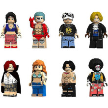 8er-Pack One Piece Minifigur Bausteine Set Spielzeug Kinder Geschenke Wohnkultur