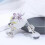 (Blue)10ml Glass Bottle Vase Handmade Clear Decorative for Flowers 2