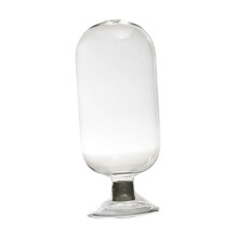 (M)Glass Match Cloche Jar Multifunction Fireplace Match Cloche Bottle Jar M