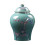 (Large)Ceramic Ginger Jar, Chinese Style Storage Container Floral Arrangement Tea 1