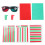 Red Green Vision Correction Cards for Amblyopia & Strabismus, Eye Training Aid 2