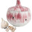 (Red)Ceramic Garlic and Ginger Storage Jar with Lid 1
