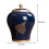 (Blue )Creative Porcelain Ginger Jar Decorative Vase Sealed Storage Tank for Coffee 5