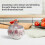 (Red)Ceramic Garlic and Ginger Storage Jar with Lid 3