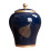 (Blue )Creative Porcelain Ginger Jar Decorative Vase Sealed Storage Tank for Coffee 4