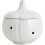 (White)Ceramic Garlic and Ginger Storage Jar with Lid 5