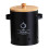 (Black Medium)Tin Potato Onion Garlic Storage Container - Kitchen Pantry Organizer Canister with Lid 4