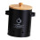 (Black Medium)Tin Potato Onion Garlic Storage Container - Kitchen Pantry Organizer Canister with Lid 2