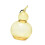 (clear yellow)Lidded Candy Storage Jar, Decorative Gourd Container for Kitchen Home Office Party Display 2
