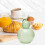(green)Lidded Candy Storage Jar, Decorative Gourd Container for Kitchen Home Office Party Display 3
