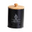 (Black Small)Tin Potato Onion Garlic Storage Container - Kitchen Pantry Organizer Canister with Lid 1
