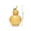 (yellow)Lidded Candy Storage Jar, Decorative Gourd Container for Kitchen Home Office Party Display 4