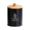 (Black Small)Tin Potato Onion Garlic Storage Container - Kitchen Pantry Organizer Canister with Lid 2