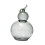 (clear grey)Lidded Candy Storage Jar, Decorative Gourd Container for Kitchen Home Office Party Display 1