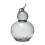 (clear grey)Lidded Candy Storage Jar, Decorative Gourd Container for Kitchen Home Office Party Display 3
