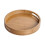 Bandeja redonda de madera de bambú (30 cm) 1