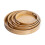 Bandeja redonda de madera de bambú (30 cm) 3
