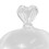 (Style C)Clear Glass Dome Bell Jar Dia 3.5inch for Centrepieces Antiques Multipurpose Style A 3