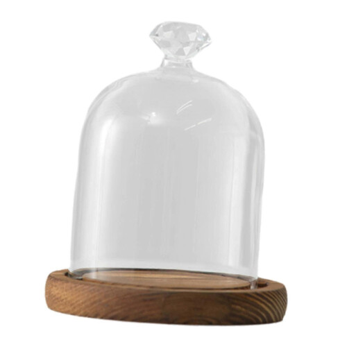 (Style E)Clear Glass Dome Bell Jar Dia 3.5inch for Centrepieces Antiques Multipurpose Style A