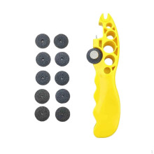(yellow)Ampoule Bottle Opener, Ampule Breaker, Glass Vial Opening Tool, Device Cutter for Bottles,