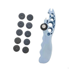 (light blue)Ampoule Bottle Opener, Ampule Breaker, Glass Vial Opening Tool, Device Cutter for Bottles,
