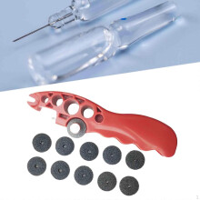 (red)Ampoule Bottle Opener, Ampule Breaker, Glass Vial Opening Tool, Device Cutter for Bottles,
