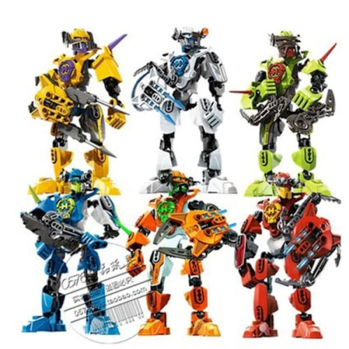 Bionicle Warriors Building Blocks Golden Mask Anime Action Figures