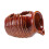 (Red)Fountain Jar Cave Decorative Ceramic Jar Waterfall Desktop Water Fountain Jar 1