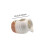 (White)Decorative Ceramic Jar Waterfall Desktop Water Fountain Jar Circulating Water 3