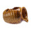 (Yellow)Decorative Ceramic Jar Waterfall Desktop Water Fountain Jar Circulating Water 1