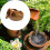(Yellow)Decorative Ceramic Jar Waterfall Desktop Water Fountain Jar Circulating Water 4