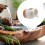 (White)Decorative Ceramic Jar Waterfall Desktop Water Fountain Jar Circulating Water 5