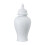 (White)Ceramic Ginger Jar Storage Jar Ornament Organizer Ceramic Flower Vase Decorative 1