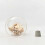 (M)Glass Match Cloche Jar Match Holder Multiuse Storage Container Fireplace Match 3