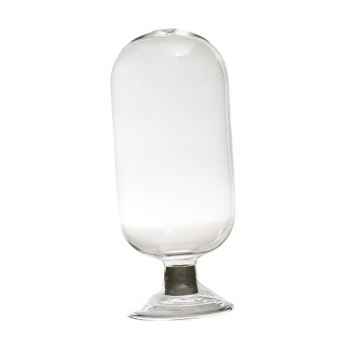 (M)Glass Match Cloche Jar Match Holder Multiuse Storage Container Fireplace Match 1