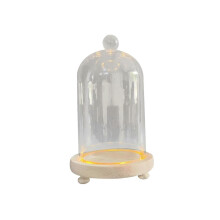 (ball)Glass Cloche Dome Clear Bell Jar Container Micro Landscape Holder Nordic