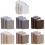 (Grey)Decorative Book Storage Box with Magnetic Closure for Home and Office Organization Small Item 3