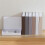 (Dark Gray)Decorative Book Storage Box with Magnetic Closure for Home and Office Organization Small 2