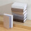 (Khaki)Decorative Book Storage Box with Magnetic Closure for Home and Office Organization Small Item 4